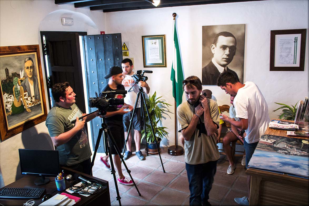 Rodaje del corto exprés G.A.L.A. (Casares, 2015)