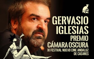 Gervasio Iglesias, premio Cámara Oscura 2024 (Casares, XI Festival Nuevo Cine Andaluz)