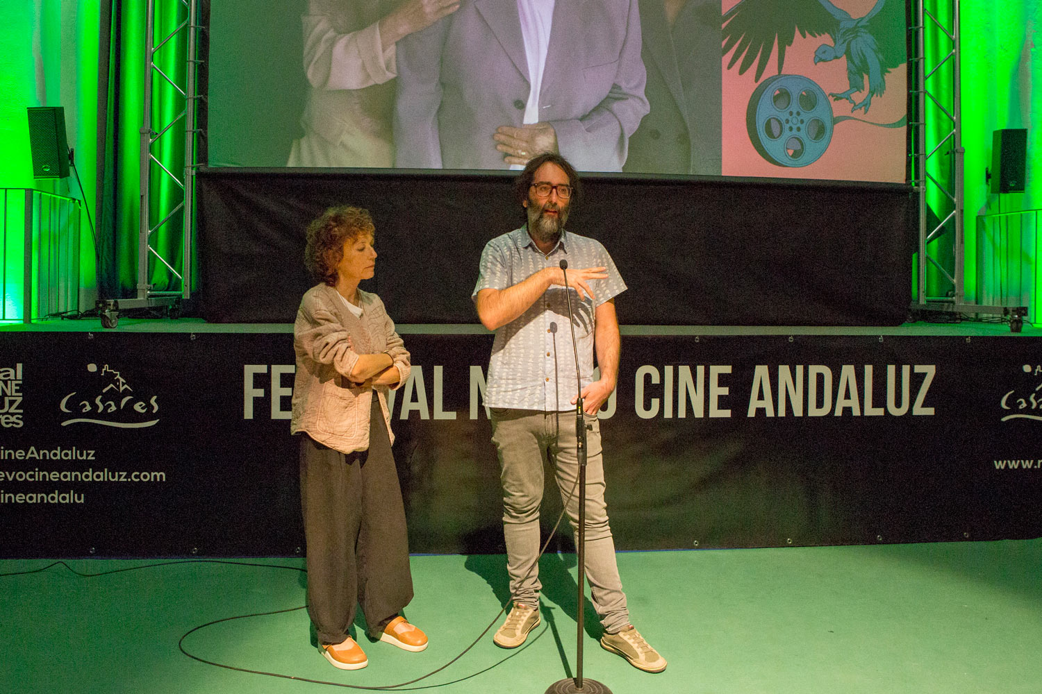 Concha Barquero y Alejandro Alvarado (Casares, 1/10/2025)