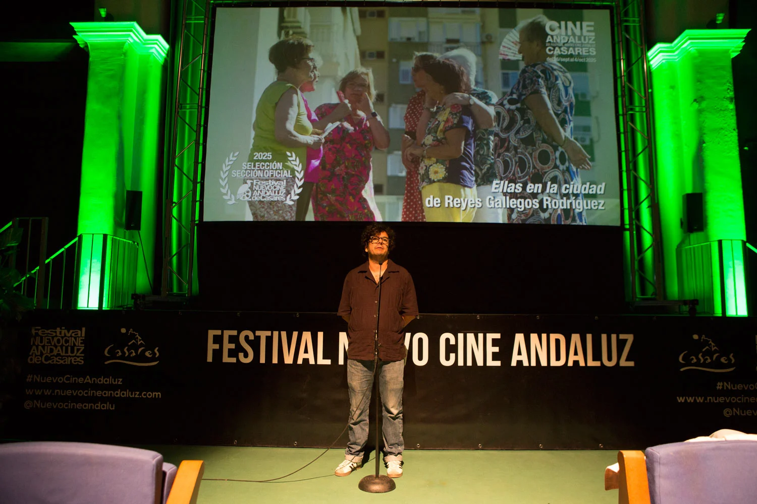 Darío García, montador del documental "Ellas en la ciudad"