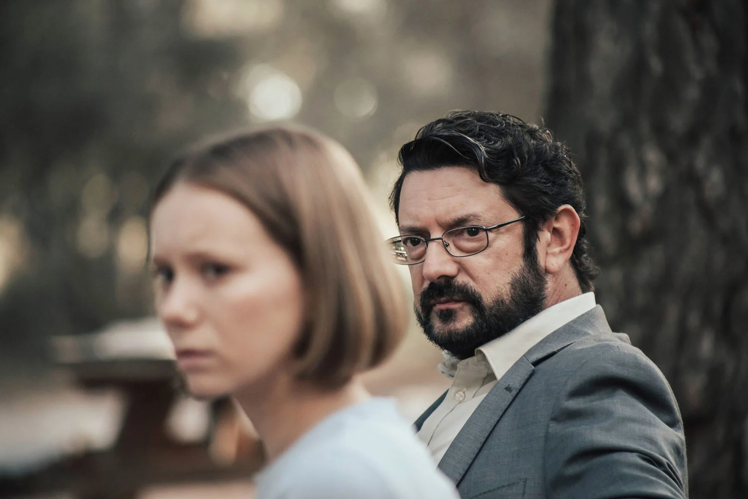 La desconocida (2023), de Celso Maqueda, Manolo Solo en el papel protagonista de Leo. La desconocida (2023), de Celso Maqueda, Manolo Solo en el papel protagonista de Leo.