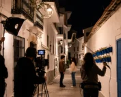Rodaje de película en Casares