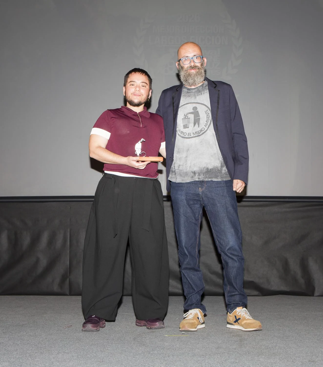Ian de la Rosa, por ‘Iván & Hadoum’, premio a la mejor dirección en la categoría Documental del Jurado de Cortos Exprés del XIII Festival Nuevo Cine Andaluz (Casares, 2026) Ian de la Rosa, por 'Iván & Hadoum', premio a la mejor dirección en la categoría Documental del Jurado de Cortos Exprés del XIII Festival Nuevo Cine Andaluz (Casares, 2026)